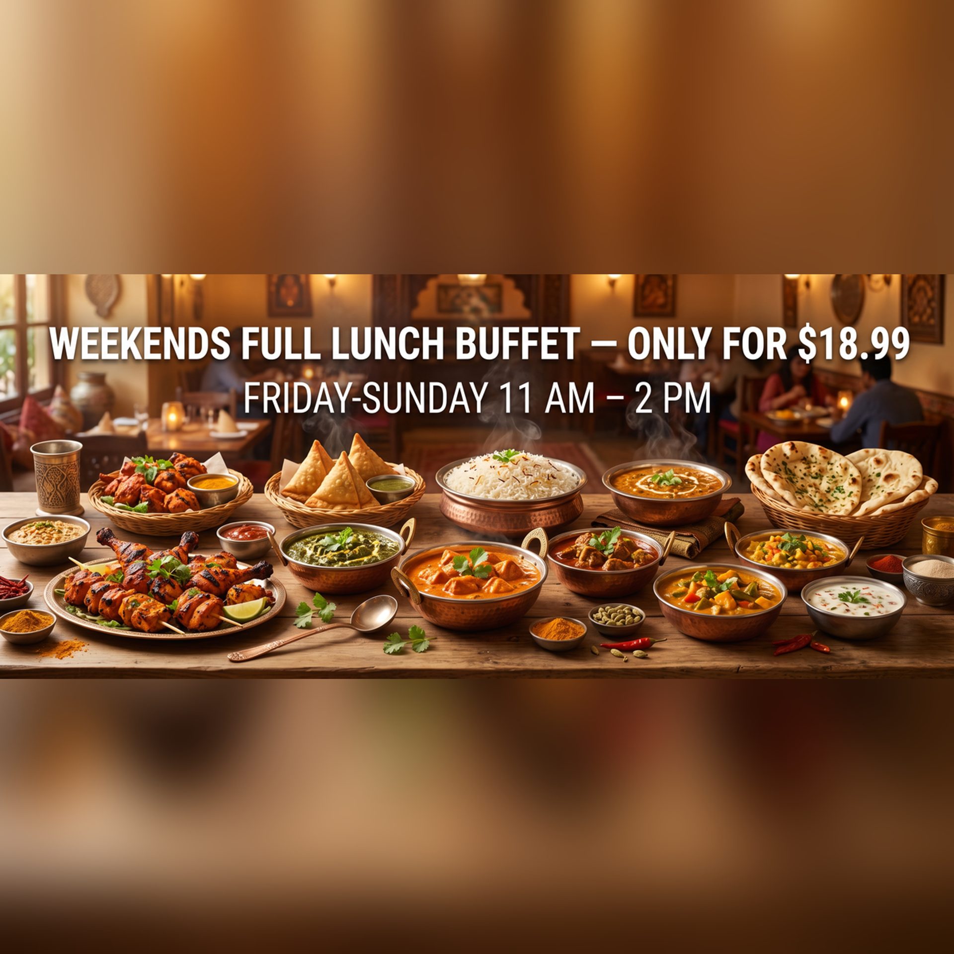 🍛 Weekends Full Lunch Buffet